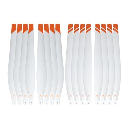 Drone weiß faltbar Carbon Nylon Propeller kompatibel mit T20P T40 T50 Drone Spezialpropeller Drone Zubehör Universal(1 Set for T40 T50) von SFWWPFSKK