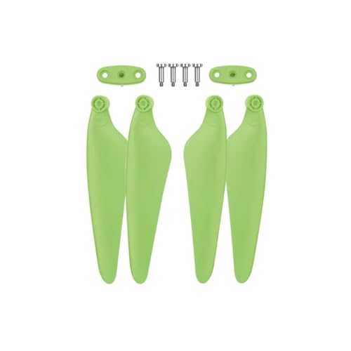 Fernbedienung Quadcopter Drone Ersatzteile Stück Propeller Impeller Clip Kompatibel H117S Z 2 Reparatur Flügel Zubehör Universal(Green Props 4pcs) von SFWWPFSKK