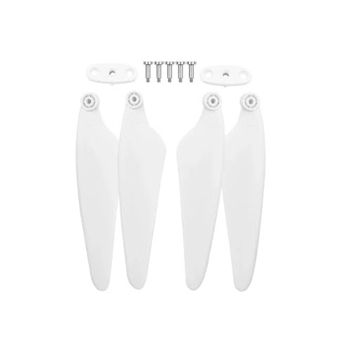 Fernbedienung Quadcopter Drone Ersatzteile Stück Propeller Impeller Clip Kompatibel H117S Z 2 Reparatur Flügel Zubehör Universal(White Props 4pcs) von SFWWPFSKK