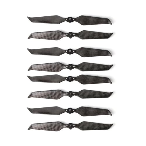 Kompatibel mit 2/3 Impeller 8743 Vollcarbon-Propeller 8743F Faltbarer geräuscharmer CW CCW-Propeller, kompatibel mit 2 P Universal(2-Blade 8pcs) von SFWWPFSKK