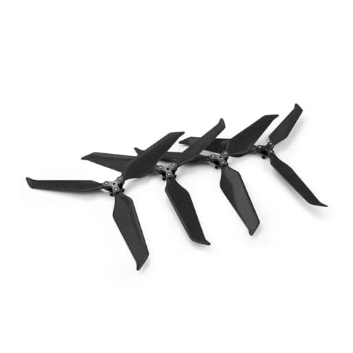 Kompatibel mit 2/3 Impeller 8743 Vollcarbon-Propeller 8743F Faltbarer geräuscharmer CW CCW-Propeller, kompatibel mit 2 P Universal(3-Blade 4pcs) von SFWWPFSKK