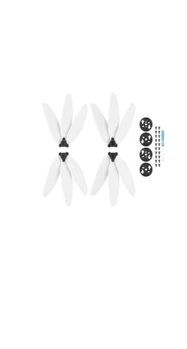 Kompatibel mit 2/SE Propeller Quick Release Folding DREI-Blatt Propeller Ersatz Flügel Fan Drone Zubehör Universal(White) von SFWWPFSKK