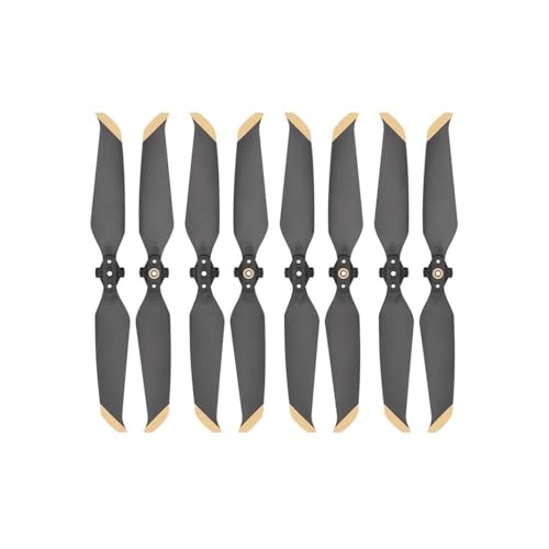 Kompatibel mit 2S/A 2 Schnellspanner 7238 Propellerstück Geräuscharmer Flügelventilator Ersatzteile Spot Zubehör Universal(4pair Gold Edge) von SFWWPFSKK