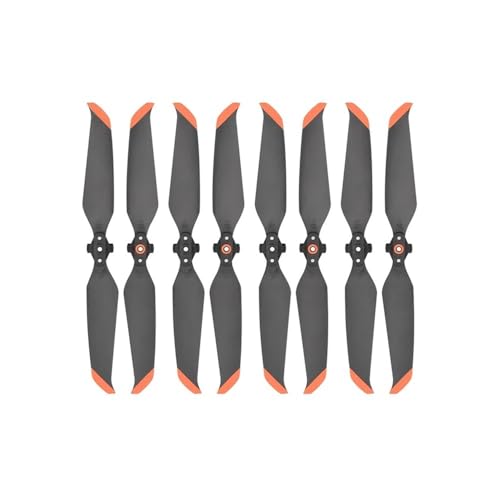 Kompatibel mit 2S/A 2 Schnellspanner 7238 Propellerstück Geräuscharmer Flügelventilator Ersatzteile Spot Zubehör Universal(4pair Orange Edge) von SFWWPFSKK