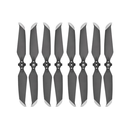 Kompatibel mit 2S/A 2 Schnellspanner 7238 Propellerstück Geräuscharmer Flügelventilator Ersatzteile Spot Zubehör Universal(4pair Silver Edge) von SFWWPFSKK