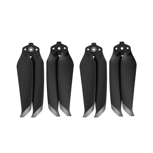 Kompatibel mit 2S/A2 Schnellspannpropellern 7238F, geräuscharmen Flügelventilatoren, Ersatzteilen, Reparaturteilen universell(Black Silver 4pcs) von SFWWPFSKK
