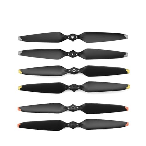 Kompatibel mit 3P /3Ci /3C 9453F 4/8 Stück Schnellverschluss-Propeller Faltbarer Teil Lüfter Propeller Drohnenzubehör Universal(2 Pair orange) von SFWWPFSKK