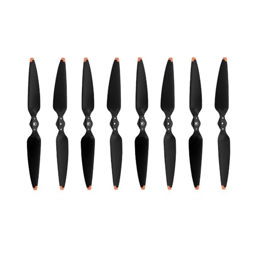 Kompatibel mit 3S-Drohnenpropellerstück-Ersatzteilen, Leichter flügelförmiger Lüfter, kompatibel mit A 3-Schnellverschlusszubehör universell(4 Pairs Orange) von SFWWPFSKK