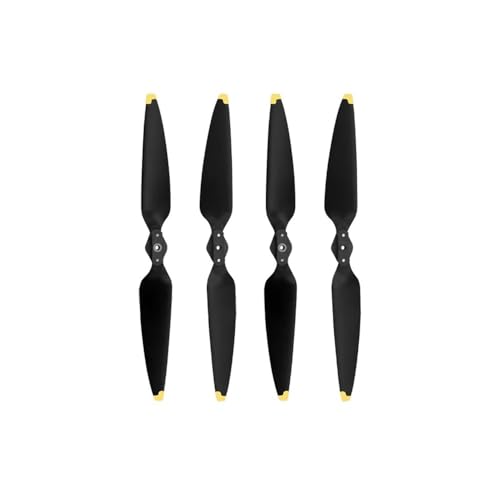 Kompatibel mit 3S Propeller 8747F Laufrad Schnellverschluss Flügelventilator Ersatzpropeller Zubehör Universal(2Pairs Gold) von SFWWPFSKK