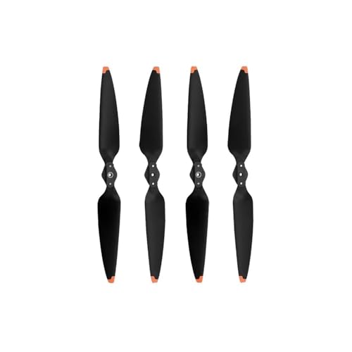 Kompatibel mit 3S Propeller 8747F Laufrad Schnellverschluss Flügelventilator Ersatzpropeller Zubehör Universal(2Pairs Orange) von SFWWPFSKK