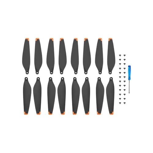 Kompatibel mit 6030 Propellerstück for 3 Pro Drone Ersatzflügel Leichter Propellerlüfter Kompatibel mit M 3 Pro Zubehör Universal(4 Pairs Orange) von SFWWPFSKK