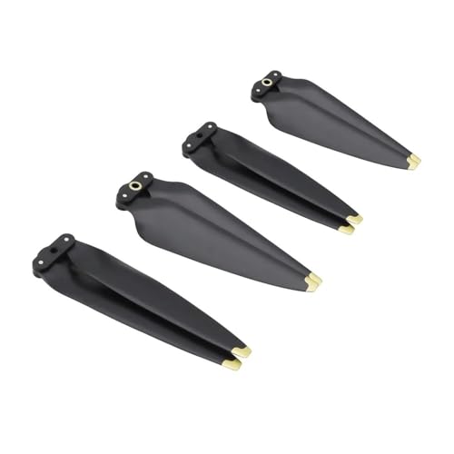 Kompatibel mit A 3 Drone 8747F CW CCW Propeller, kleinere Stück, weniger Lärm, Quick-Release Propeller A 3 Zubehör Universal(Black Gold 4pcs) von SFWWPFSKK