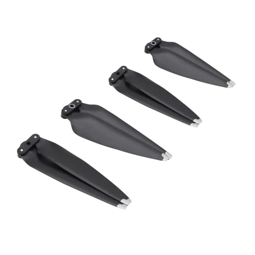 Kompatibel mit A 3 Drone 8747F CW CCW Propeller, kleinere Stück, weniger Lärm, Quick-Release Propeller A 3 Zubehör Universal(Black Silver 4pcs) von SFWWPFSKK