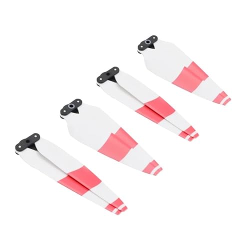 Kompatibel mit A 3 Propeller 8747F CW CCW Laufrad Schnellverschluss Flügelventilator Ersatzpropeller Zubehör Universal(White Red 4pcs) von SFWWPFSKK