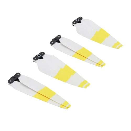 Kompatibel mit A 3 Propeller 8747F CW CCW Laufrad Schnellverschluss Flügelventilator Ersatzpropeller Zubehör Universal(White Yellow 4pcs) von SFWWPFSKK