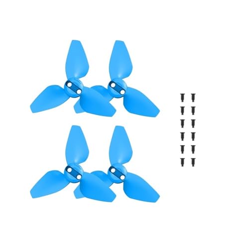 Kompatibel mit Drohne 2016S Propeller Lüfterrad Ersatzpropeller mit Schraubendreher Ersatzteile Universal(Blue) von SFWWPFSKK