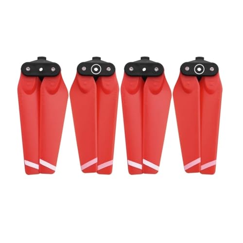 Kompatibel mit Drohne 4730F Klapppropeller 4730 Propeller Ersatzteile Ersatzpropeller Zubehör CW CCW Schnellverschluss Flügel Universal(Red White 4pcs) von SFWWPFSKK