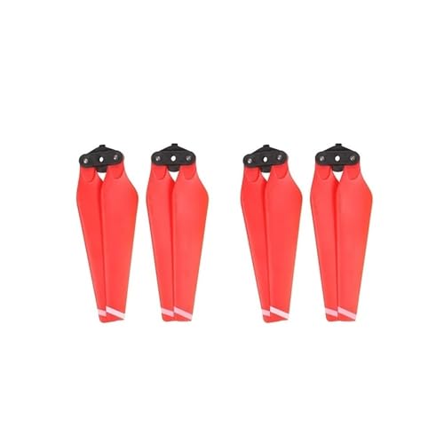 Kompatibel mit Drohne Schnellverschlusspropeller 8330 CW CCW Klapppropeller Ersatzpropeller Ersatzteile Reparaturteile Universal(8330F Red 4pcs) von SFWWPFSKK