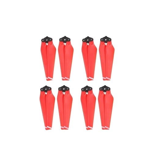 Kompatibel mit Drohne Schnellverschlusspropeller 8330 CW CCW Klapppropeller Ersatzpropeller Ersatzteile Reparaturteile Universal(8330F Red 8pcs) von SFWWPFSKK