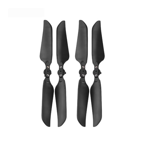 Kompatibel mit Drohnen-Requisitenstück, Faltbarer Propeller, geräuscharmer, Leichter, flügelförmiger Lüfter, geeignet for Drohnenzubehör universell(2 Pairs) von SFWWPFSKK
