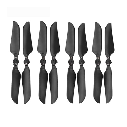 Kompatibel mit Drohnen-Requisitenstück, Faltbarer Propeller, geräuscharmer, Leichter, flügelförmiger Lüfter, geeignet for Drohnenzubehör universell(4 Pairs) von SFWWPFSKK