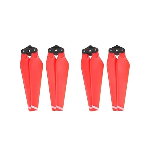 Kompatibel mit Drohnen-Schnellverschlusspropellern 8330 8331 CW CCW Klapppropeller Ersatzpropeller Ersatzteile Universal(8330F Red 4pcs) von SFWWPFSKK