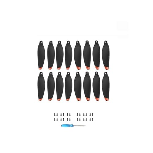 Kompatibel mit M2/SE Drohne 4726F Flügelventilator Propeller Impeller Ersatzteile Schnellverschluss Zubehör Universal(4 Pairs Black Orange) von SFWWPFSKK