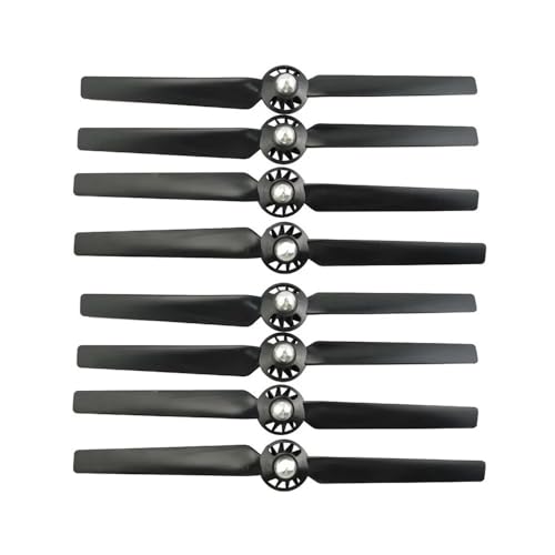Kompatibel mit Q500 Drohne Q500M 4K Propeller selbstsichernd Schnellverschluss Stück CW CCW Ersatz Requisiten Reparatur Ersatzteile Universal(Black Props 8pcs) von SFWWPFSKK