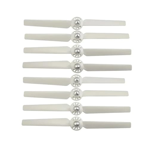 Kompatibel mit Q500 Drohne Q500M 4K Propeller selbstsichernd Schnellverschluss Stück CW CCW Ersatz Requisiten Reparatur Ersatzteile Universal(White Props 8pcs) von SFWWPFSKK