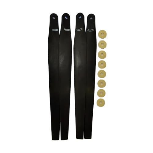 Kompatibel mit T60 Drone R5627 Leaf Carbon Nylon Hybrid Propeller Faltpropeller Kompatibel mit T60 CW/CCW Landwirtschaftsdrohnenzubehör Universal(Brown) von SFWWPFSKK