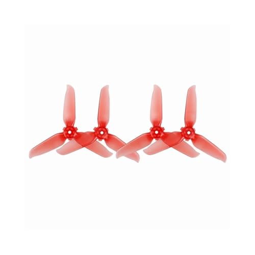 Kompatibel mit dem Schnellverschluss-Propeller 5328S des Kombinationspropellers, Flügelrad-Ersatzteile, Drohnenzubehör Universal(Red Props 4pcs) von SFWWPFSKK