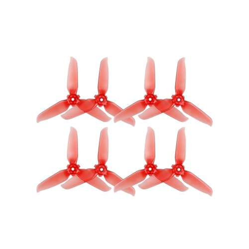 Kompatibel mit dem Schnellverschluss-Propeller 5328S des Kombinationspropellers, Flügelrad-Ersatzteile, Drohnenzubehör Universal(Red Props 8pcs) von SFWWPFSKK