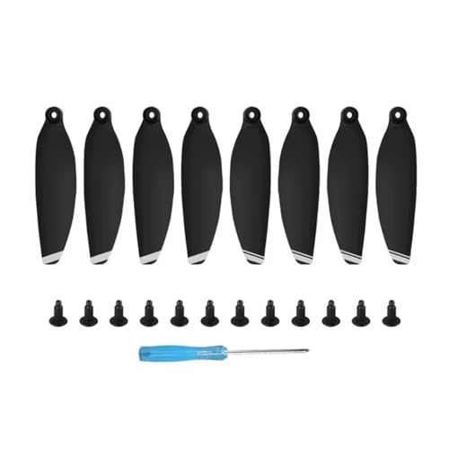Kompatible Propeller for M 1 UAV 4726F CW CCW Propellerstück Flügel Lüfter Ersatzteile Universal for Reparaturteile(Black Silver 8pcs) von SFWWPFSKK