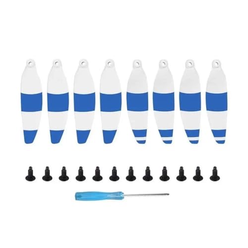Kompatible Propeller for M 1 UAV 4726F CW CCW Propellerstück Flügel Lüfter Ersatzteile Universal for Reparaturteile(White Blue 8pcs) von SFWWPFSKK