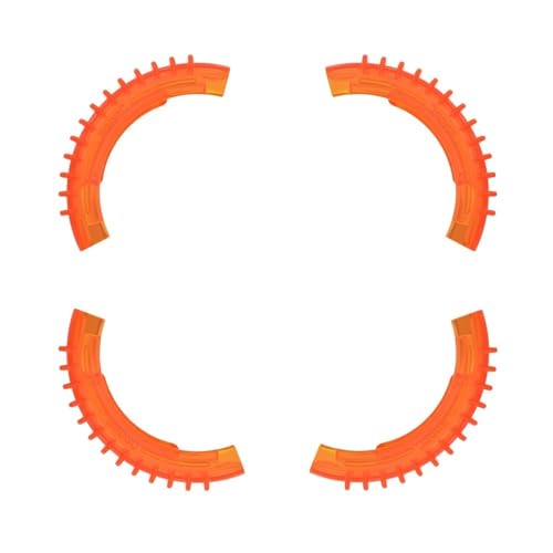 Kompatibler Propellerschutz, kompatibel mit A 2 Drohnenschutz, Stoßstangenring, Propeller, Fallschutz, leichte Schutzhülle, Zubehör, universell(Orange) von SFWWPFSKK