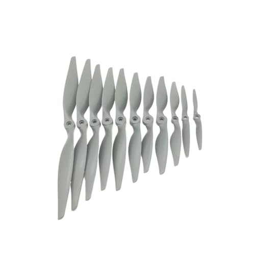 Nylon-Propeller kompatibel mit 5x5/6x4/7x5/8x4/8x6/9x6/10x5/10x7/11x5,5/12x6/13x6,5/14x7/16x8/17x10, universell for ferngesteuerte Modellflugzeuge(2pcs 1060) von SFWWPFSKK