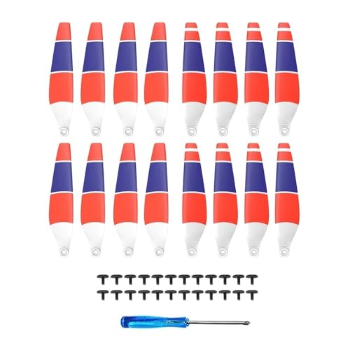 Propeller kompatibel mit 4Pro 6030F, geräuscharme Drohne, Leichter Flügelventilator, Ersatzteile, Schnellverschluss, kompatibel mit 4 Pro, Reparaturteile, universell(Colorful 16pcs) von SFWWPFSKK