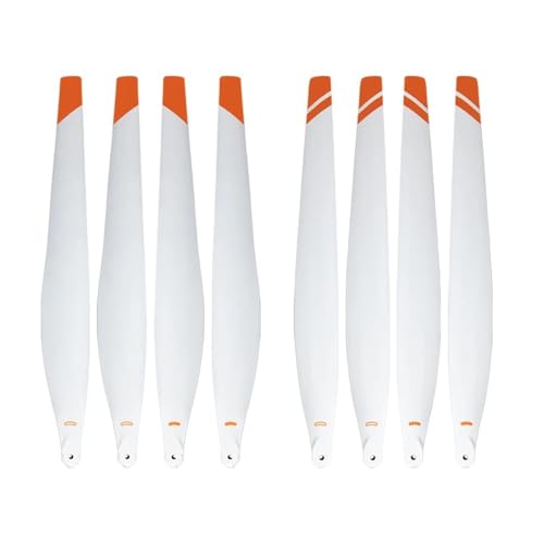 Weißer spezieller Drohnen-Klapppropeller aus Carbon-Nylon, kompatibel mit 20P T40 T50 Drohnen-Propellerstück, universelles Drohnenzubehör(Half Set for T40 T50) von SFWWPFSKK