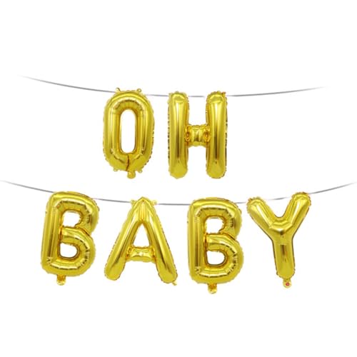 SGERUFZ Oh Baby Luftballon, 16 Zoll Cremeweiß OH BABY Buchstaben Ballons, Oh Baby Luftballons Geburtstag, Oh Baby Folienballon, Oh Baby Helium Ballon für Babyparty Deko Junge Mädchen, Oh Baby Deko SGERUFZ Oh Baby Luftballon, 16 Zoll Cremeweiß OH BABY Buchstaben Ballons, Oh Baby Luftballons Geburtstag, Oh Baby Folienballon, Oh Baby Helium Ballon für Babyparty Deko Junge Mädchen, Oh Baby Deko von SGERUFZ