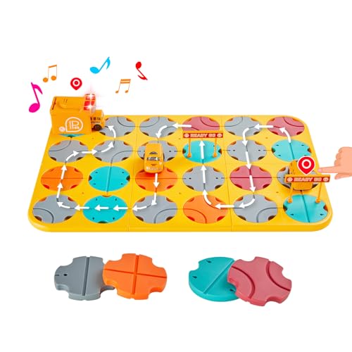 SGILE 24 TLG. STEM Straßenbauer Puzzlespiel für Kinder ab 3 Jahren, Labyrinth Brettspiele für Kinder, leuchtendes Auto, Montessori Spielzeug, Jungen Mädchen 3 4 5 6 7 Jahre Geschenk SGILE 24 TLG. STEM Straßenbauer Puzzlespiel für Kinder ab 3 Jahren, Labyrinth Brettspiele für Kinder, leuchtendes Auto, Montessori Spielzeug, Jungen Mädchen 3 4 5 6 7 Jahre Geschenk von SGILE