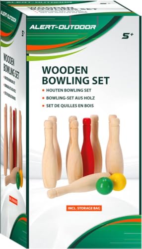 Alert Outdoor Bowling Set Holz. von SGSspecial
