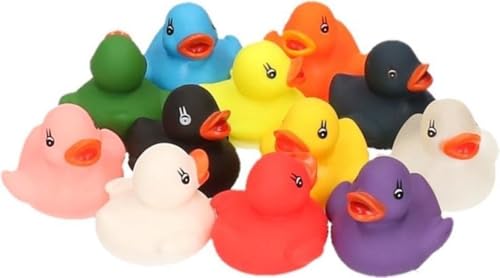 Badeente farbig 12 Stück von SGSspecial
