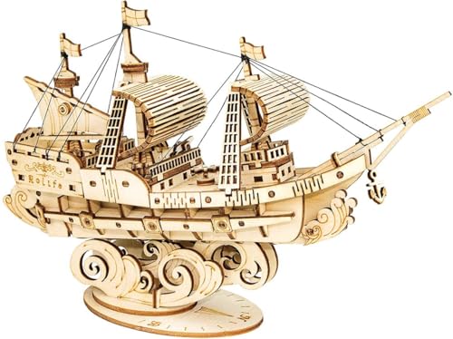 Bausatz Erwachsene - 3D Galeone - Holz Segelschiff - 118 Teile - Luxus Modellbau - Montagespielzeug - DIY Puzzle - Boote Bausatz Erwachsene - 3D Galeone - Holz Segelschiff - 118 Teile - Luxus Modellbau - Montagespielzeug - DIY Puzzle - Boote von SGSspecial