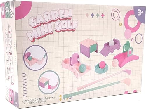 Garden Mini Golf - Für Innen und Außen - 11-teilig - Pink Garden Mini Golf - Für Innen und Außen - 11-teilig - Pink von SGSspecial