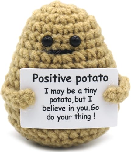 Positive Potato - Positive Freunde - Positive Kartoffel - 7cm - Valentinstag - Geschenk - Häkeln Puppe Positive Potato - Positive Freunde - Positive Kartoffel - 7cm - Valentinstag - Geschenk - Häkeln Puppe von SGSspecial