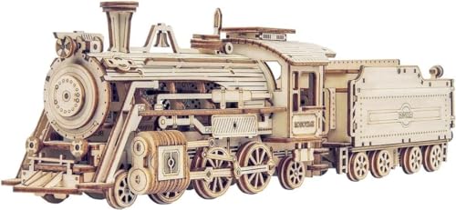 Robotime - Steam Express - Zug - Züge - Holz Modellbau - Modellbau - DIY - Holz 3D Puzzle - Jugendliche - Erwachsene - 308 Teile Robotime - Steam Express - Zug - Züge - Holz Modellbau - Modellbau - DIY - Holz 3D Puzzle - Jugendliche - Erwachsene - 308 Teile von SGSspecial