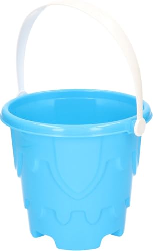 Sandburg Eimer/Strandeimer blau 18 x 16 cm Spielzeug - Sandformen Sandburg Eimer/Strandeimer blau 18 x 16 cm Spielzeug - Sandformen von SGSspecial