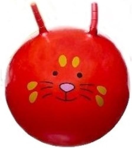 Skippyball mit Tiergesicht rot 46 cm von SGSspecial