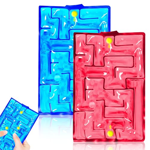 SGZIOO 2 Stück Gel Labyrinth Squeeze Toys, Gel Gefüllte Squeeze Sensorik Spielzeug, Anti Stress Spielzeug für Kinder Jugendliche, Autismus und Besondere Bedürfnisse, Beruhigend bei Stress und Angst SGZIOO 2 Stück Gel Labyrinth Squeeze Toys, Gel Gefüllte Squeeze Sensorik Spielzeug, Anti Stress Spielzeug für Kinder Jugendliche, Autismus und Besondere Bedürfnisse, Beruhigend bei Stress und Angst von SGZIOO