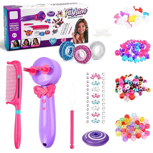 SGZIOO 3-in-1 Haarflechtmaschine Mädchen, Automatische Haare Flechten Maschine mit 3 Flechtstilen und DIY Accessories, Flechtmaschine Haare Kinder Geschenke für Mädchen über 3 Jahre SGZIOO 3-in-1 Haarflechtmaschine Mädchen, Automatische Haare Flechten Maschine mit 3 Flechtstilen und DIY Accessories, Flechtmaschine Haare Kinder Geschenke für Mädchen über 3 Jahre von SGZIOO